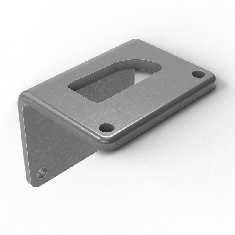 D3 - 7.5" X 5" X 3/8" Bent Grommet Pad (Left Side) 1