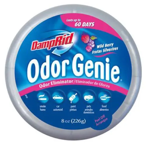Damp Rid Fg69h 8 Oz Container Of Wild Berry Odor Genie Odor Eliminator 1