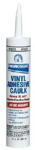Dap 5113600005 10 Oz Tube Of Phenoseal White Vinyl Adhesive Caulk 1