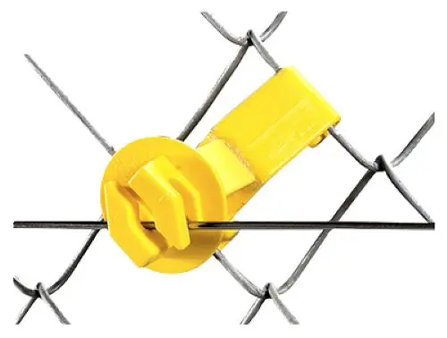 Dare Snug-Su-25 25-Count Pack Of Yellow Electric Fence Insulator For Chain Link & U-Post 1
