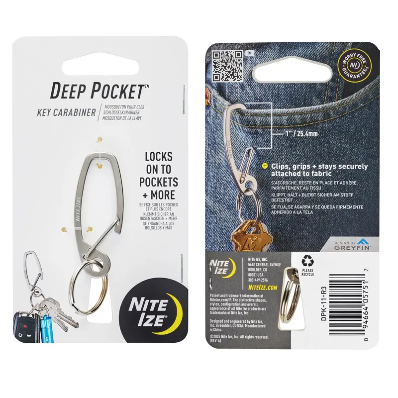 Deep Pocket™ Key Carabiner 1