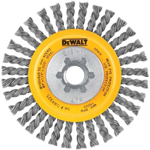 Dewalt Dw4925 4" Carbon Steel Wire Wheel - Quantity Of 4 1
