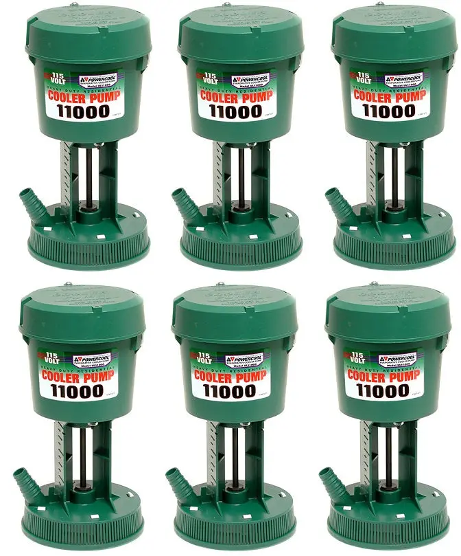 Dial 1195 11,000 Cfm Concentric Evaporative Swamp Cooler Pump For Champion - Quantity Of 6 1
