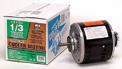 Dial Mfg 2202 1/3 Hp 115V 2 Speed Evaporative Swamp Cooler Replacement Motor - Quantity Of 1 1