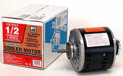 Dial Mfg 2203 1/2 Hp 115V 1 Speed Evaporative Swamp Cooler Replacement Motor - Quantity Of 1 1