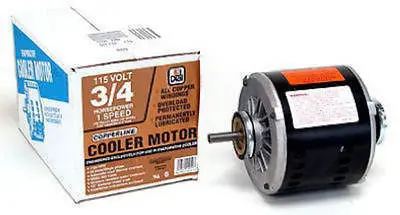 Dial Mfg 2205 3/4 Hp 115V 1 Speed Evaporative Swamp Cooler Replacement Motor - Quantity Of 1 1