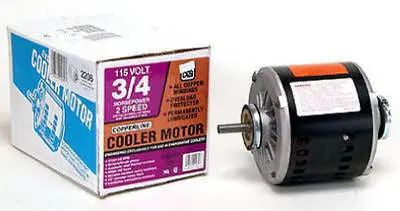 Dial Mfg 2206 3/4 Hp 115V 2 Speed Evaporative Swamp Cooler Replacement Motor - Quantity Of 1 1