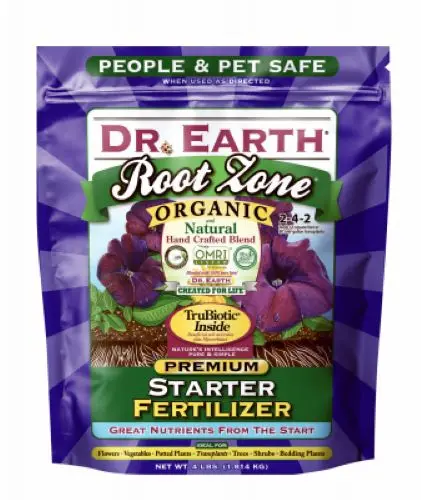 Dr. Earth 701P 4 Lb Bag Of Organic Starter & Transplant Fertilizer Root Zone 1