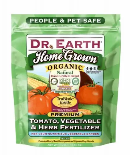 Dr Earth 704P 4 Lb Bag Of 4-6-3 Organic Tomato Vegetable & Herb Fertilizer - Quantity Of 8 1