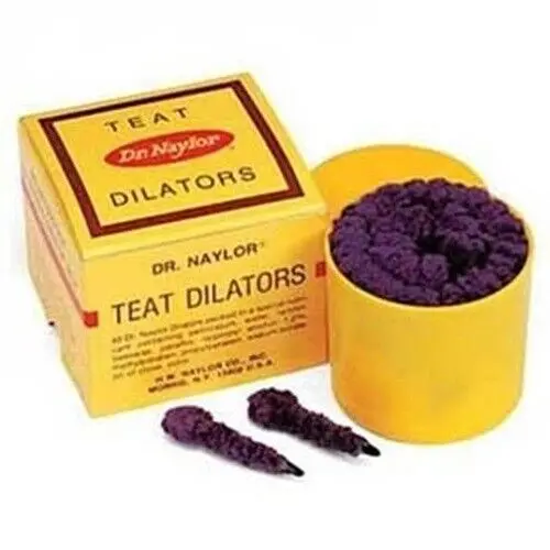 Dr. Naylor Dil 40-Count Pack Of Dairy Cattle Goat & Sheep Teat Dilators 1