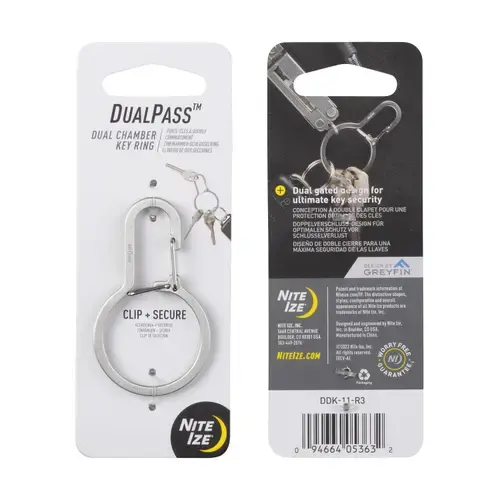 Dualpass™ Dual Chamber Key Ring 1