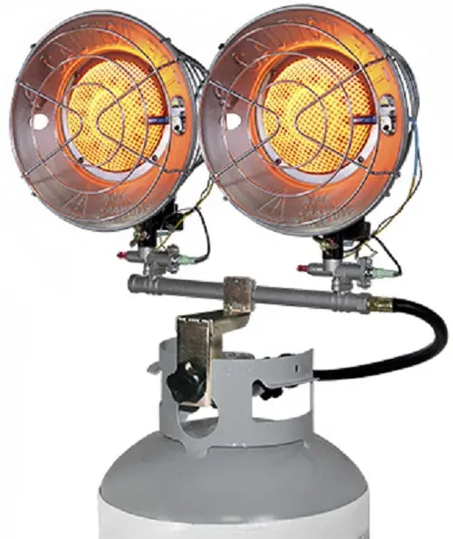 Dura Heat Tt-30Csa 30,000 Btu Double Burner Propane Tank Top Heater - Quantity Of 1 1