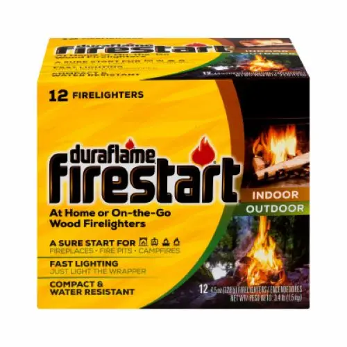Duraflame 04841 12-Count Pack Of 4.5 Oz Size Firestart Wood Firelighters 1