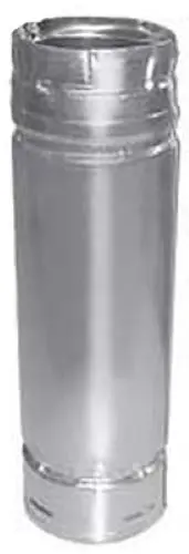 Duravent 3Pvl-12S 3" X 12" Pellet Stove Twist Lock Double Wall Chimney Vent Pipe - Quantity Of 1 1