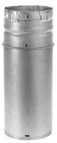 Duravent 3Pvl-A12s 3" X 12" Adjustable Pellet Stove Double Wall Chimney Pipe - Quantity Of 1 1