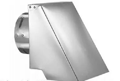 Duravent 3Pvl-Hscr 3" Square Pellet Stove Vent Horizontal Termination Cap - Quantity Of 1 1