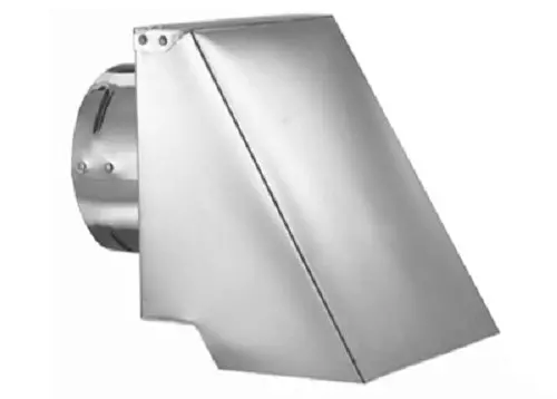 Duravent 4Pvl-Hscr 4" Square Pellet Stove Vent Horizontal Termination Cap - Quantity Of 1 1