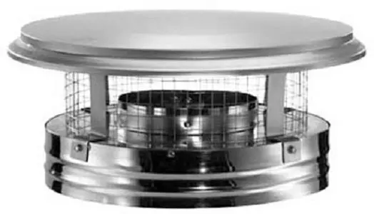 Duravent 6Dp-Vc 6" Stainless Steel Chimney Cap With Spark Arrestor Screen - Quantity Of 1 1