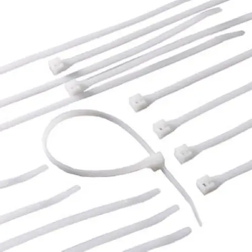 Ecm Industries 46-310 100-Count Pack Of 11" Inch White Nylon Cable Ties 1
