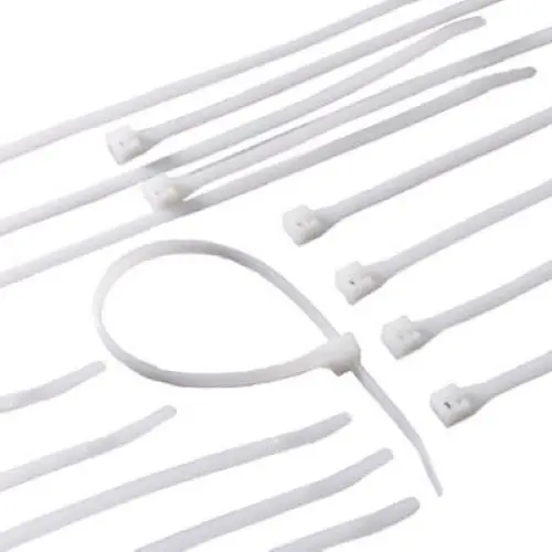 Ecm Industries 46-315 100-Count Pack Of 14" Inch White Nylon Cable Ties 1
