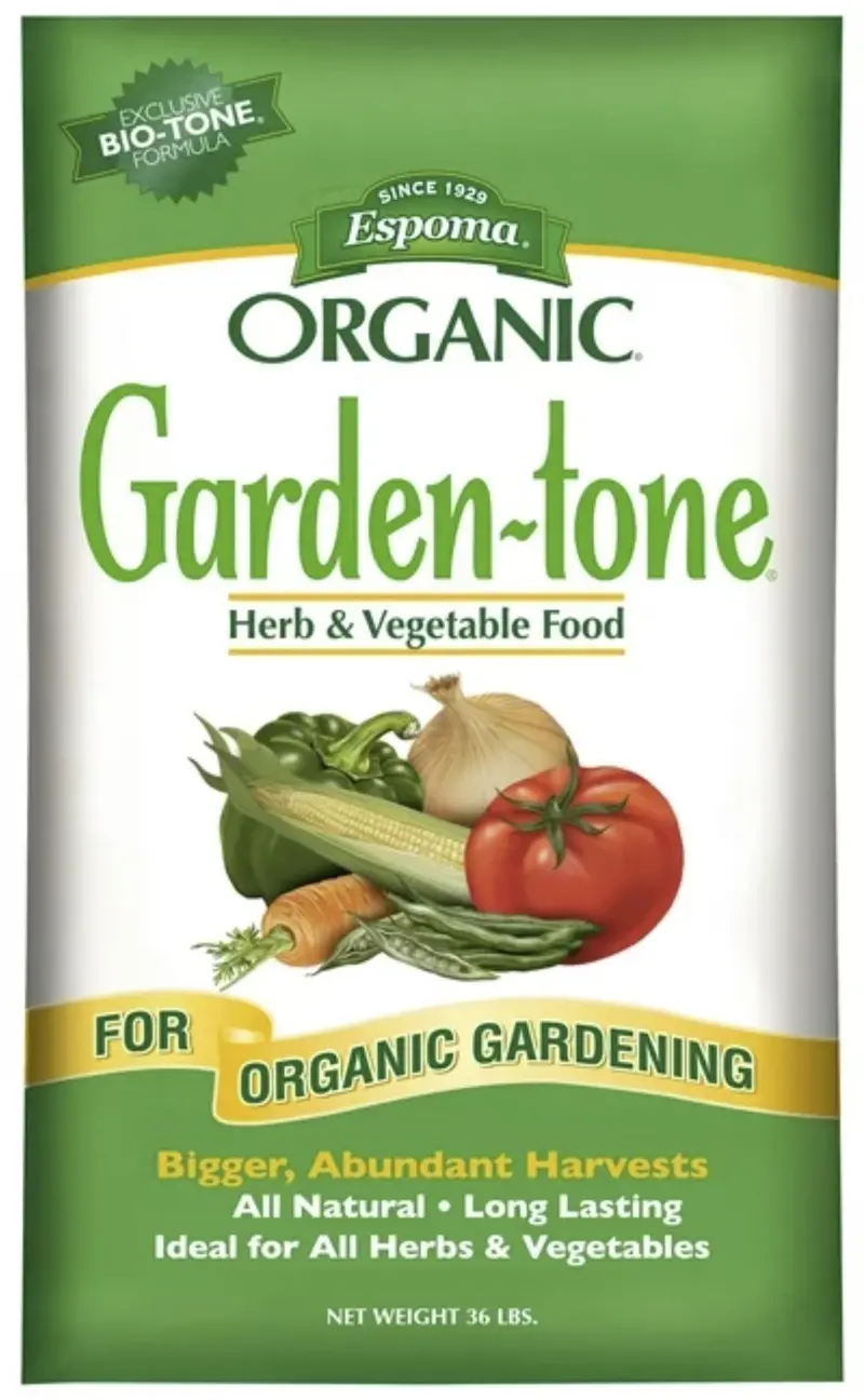 Espoma Gt36 36 Lb Bag Of Garden Tone All Natural 3-4-4  Vegetable Food - Quantity Of 1 1