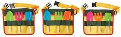 Esschert Design Kg55 Kids / Children's Gardening Tool Belt With Garden Tools - Quantity Of 2 1