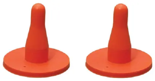 Fairchild Industries 981-2 2-Pack Screw Top Bottle Calf / Lamb Replacement Bottle Nipples - Quantity Of 18 1