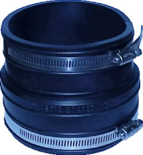 Fernco P1002-44 4" X 4" Clay Pipe Flexible Coupling Connector - Quantity Of 30 1
