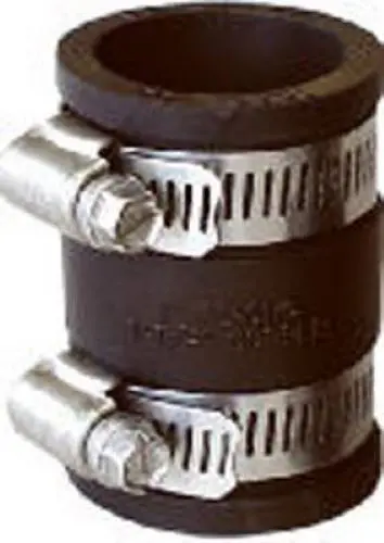 Fernco P1056-150 1.5" X 1.5" Flexible Coupling Pipe Connector - Quantity Of 10 1
