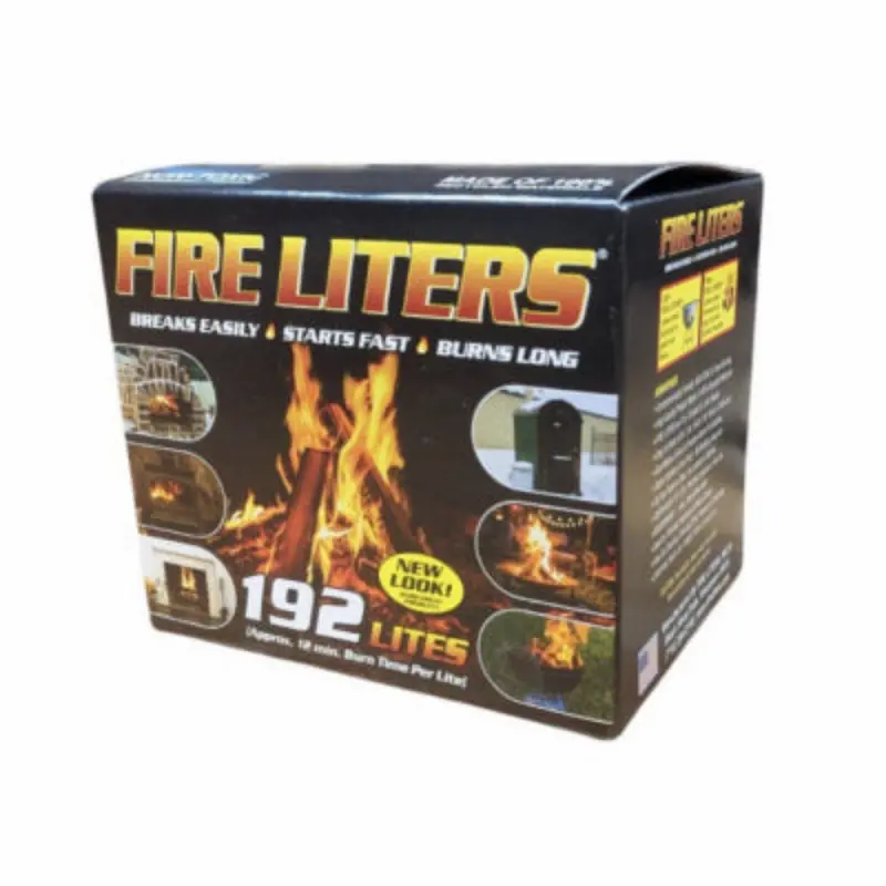 Fire Liters 10192 192 Pack Fireplace, Firewood, Charcoal Bbq Lighters - Quantity Of 3 1