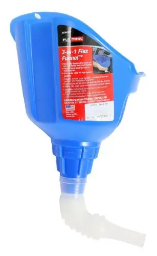 Flotool 05060 Handy Auto Atv Truck Flexible Flex Oil & Anti-Freeze Funnel 1