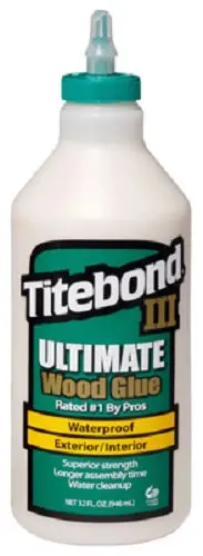 Franklin 1415 Titebond Iii 1 Quart Bottle Of Ultimate Wood Glue - Quantity Of 1 1