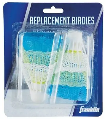 Franklin 52619 6 Pack Grade A Badminton Replacement Shuttlecocks / Birdies - Quantity Of 6 Packs 1