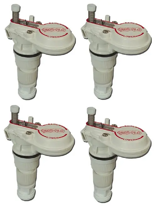 Freeland Ff Free-Flo Heavy-Duty Plastic No Float Automatic Livestock Watering Shutoff Valve - Quantity Of 4 1