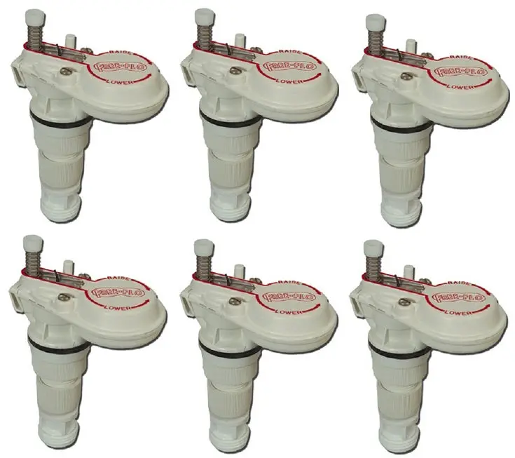 Freeland Ff Free-Flo Heavy-Duty Plastic No Float Automatic Livestock Watering Shutoff Valve - Quantity Of 6 1