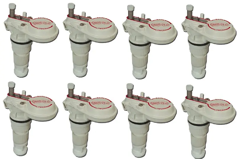 Freeland Ff Free-Flo Heavy-Duty Plastic No Float Automatic Livestock Watering Shutoff Valve - Quantity Of 8 1