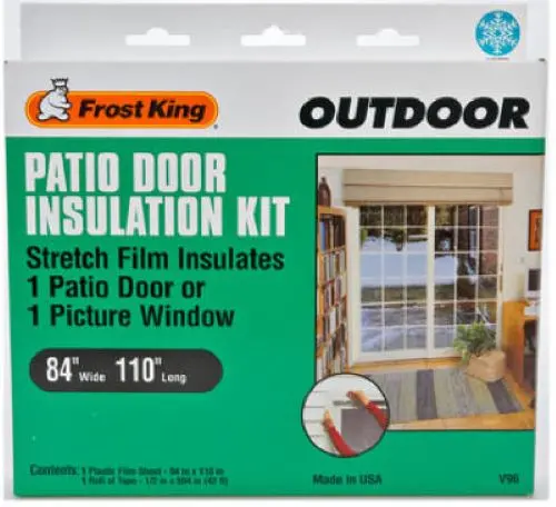 Frost King V96h 84" X 110" Outdoor Patio Door Insulation Kit - Quantity Of 4 1