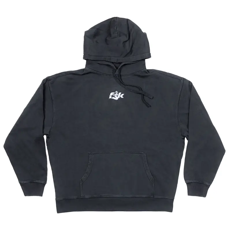Fsk Logo Hoodie Black 1