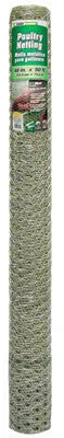 G&B 308431B 48" X 50' Ft  1" Mesh Galvanized Poultry Netting Chicken Wire Fence 1