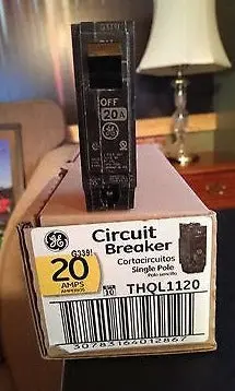 Ge Thql1120 20A 20 Amp Single Pole Circuit Breakers - Quantity Of 10 1