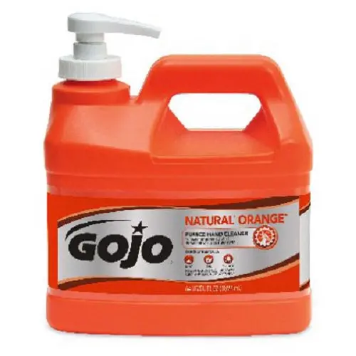 Gojo 0958-04 1/2 Gallon Pump Orange Pumice Hand Cleaner - Quantity Of 4 1