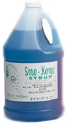 Gold Medal 1225 Gal Gold Medal Raspberry Sno-Cone Sno-Kone Syrup - Quantity Of 4 1