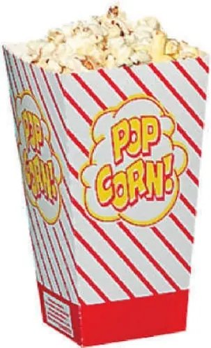 Gold Medal 2066 500-Count Of .8 Oz Bright Red Orange Popcorn Scoop / Boxes - Quantity Of 1 1