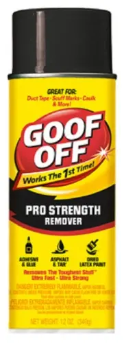 Goof Off Fg658 12 Oz Can Of Pro Strength Aerosol Paint Remover 1