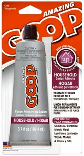 Goop 130011 3.7 Oz Tube Of Clear Household Amazing Goop Adhesive - Quantity Of 5 1