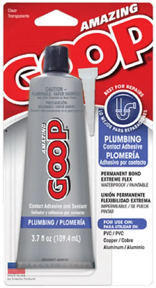 Goop 150012 3.7 Oz Tube Of Amazing Goop Plumbing Adhesive - Quantity Of 5 1