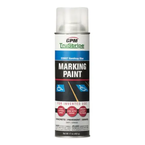 Gpm Trustripe Invmrk-17 17 Oz Can Of Handicap Blue Inverted Marking Paint - Quantity Of 3 1