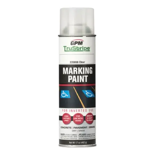 Gpm Trustripe Invmrk-18 17 Oz Can Of Clear Inverted Marking Paint - Quantity Of 6 1