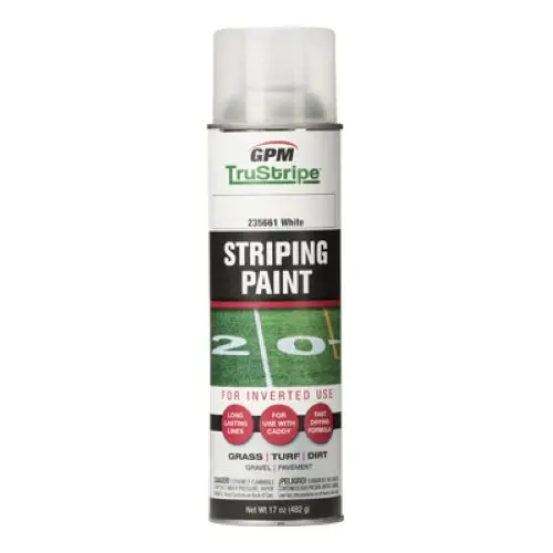 Gpm Trustripe Invstr-1 17 Oz Can Of White Inverted Striping Paint - Quantity Of 24 1