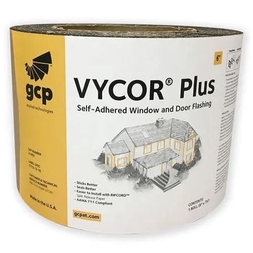 Grace 21482 6" X 75' Flash It Right Vycor Plus Self-Adhering Wall Flashing - Quantity Of 3 1